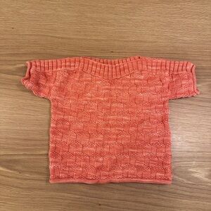 Misha & Puff Girls Coral Knit Cotton sweater